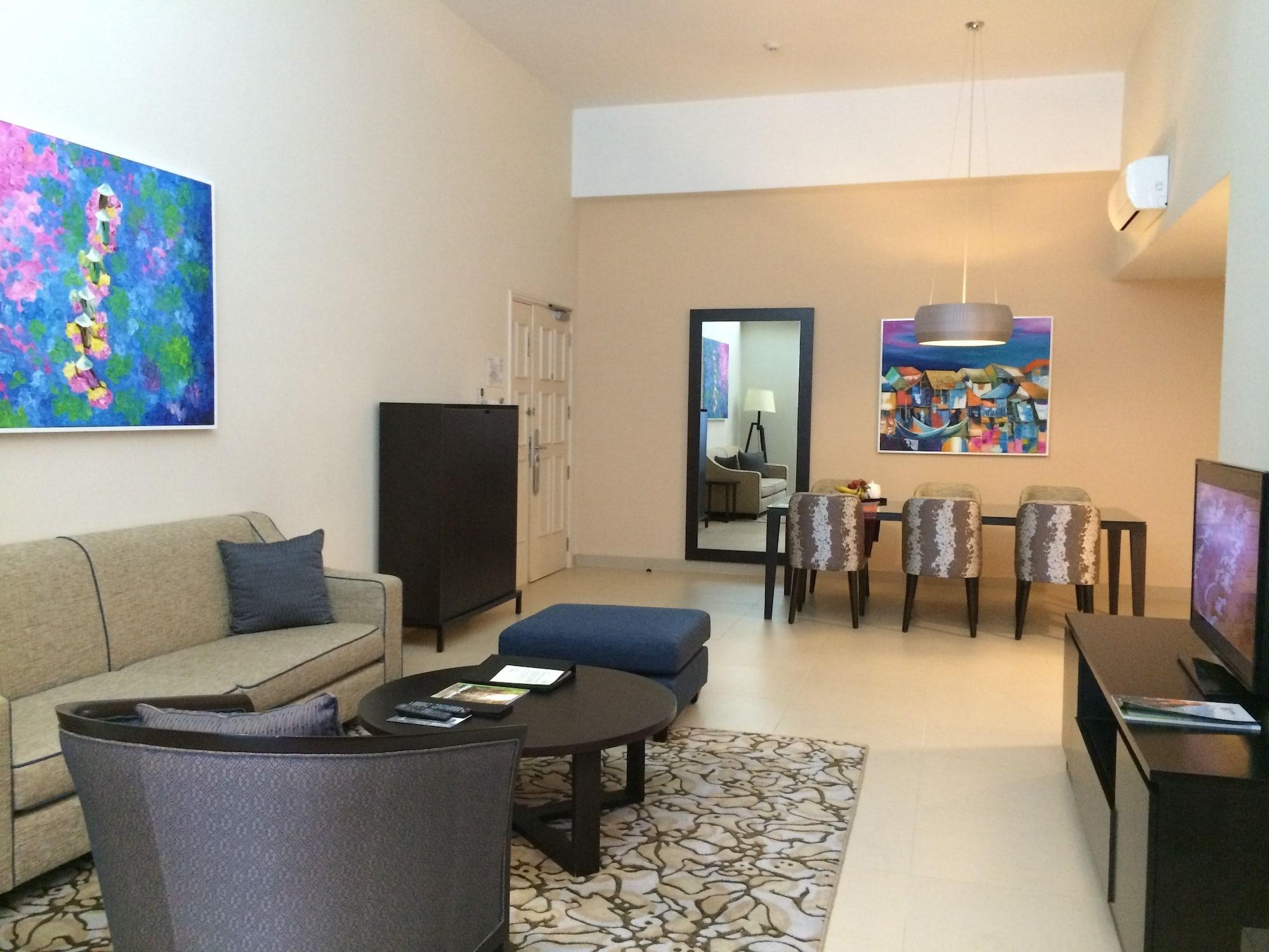 Somerset Πόλη Χο Τσι Μινχ Εξωτερικό φωτογραφία A living room in a typical apartment at the Ritz-Carlton, DIFC