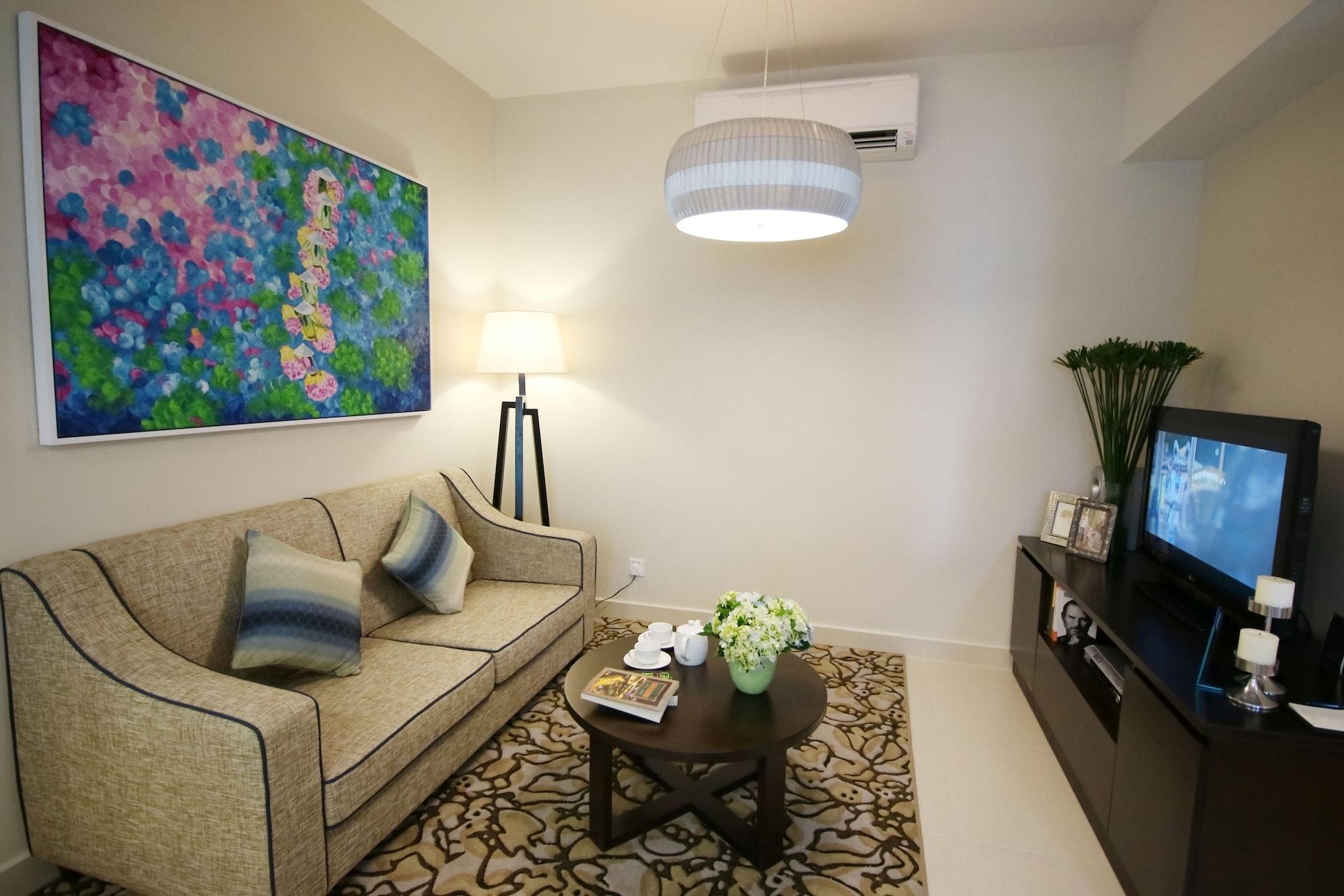 Somerset Πόλη Χο Τσι Μινχ Εξωτερικό φωτογραφία A living room in a condominium