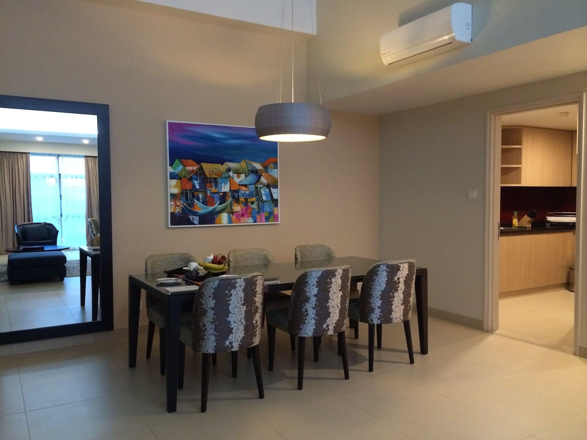 Somerset Πόλη Χο Τσι Μινχ Εξωτερικό φωτογραφία A dining room in a condominium