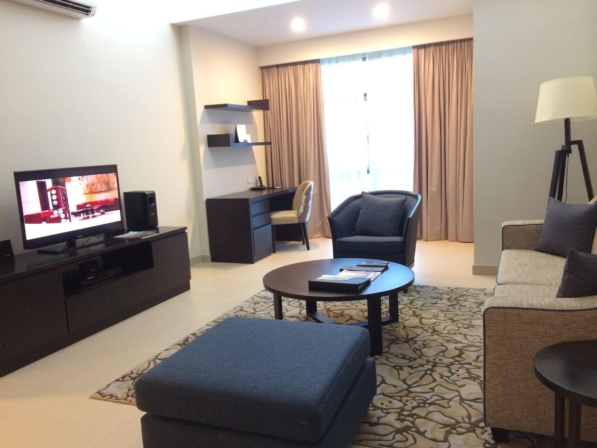 Somerset Πόλη Χο Τσι Μινχ Εξωτερικό φωτογραφία Living room of a suite at the hotel